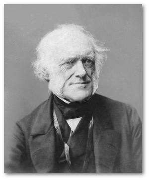 Charles Lyell between 1865 and 1870.