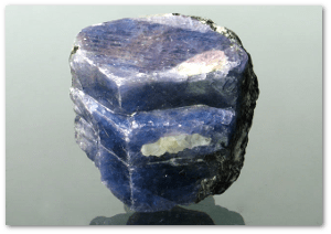 Sapphire crystal from Madagascar.  Wikipedia