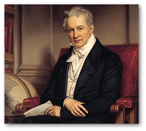 Josef Stieler painted Humboldt in 1843